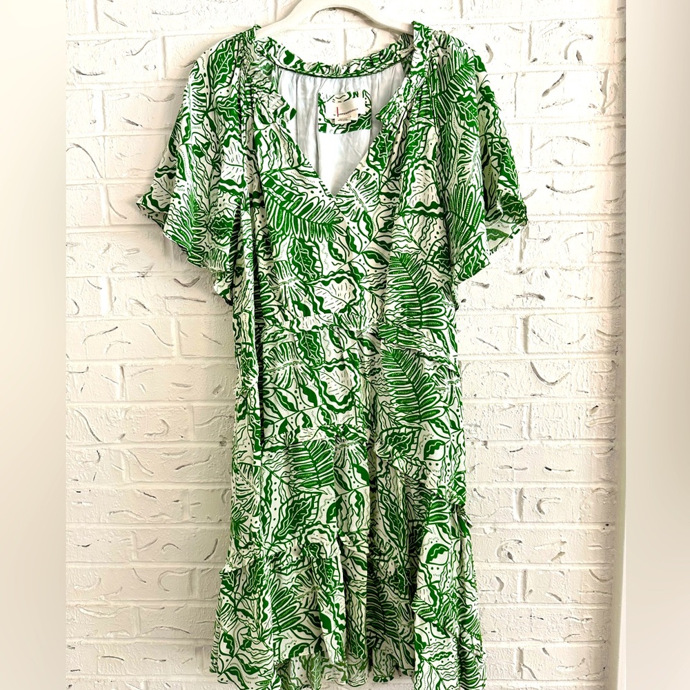 By Anthropologie Robin Tiered Mini Dress, Like New Condition - only worn once